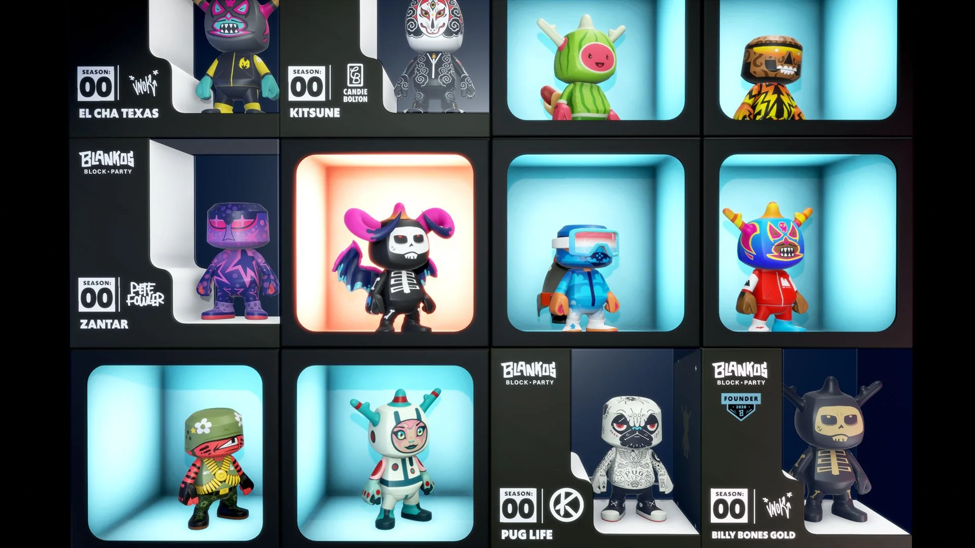 The players shelf
