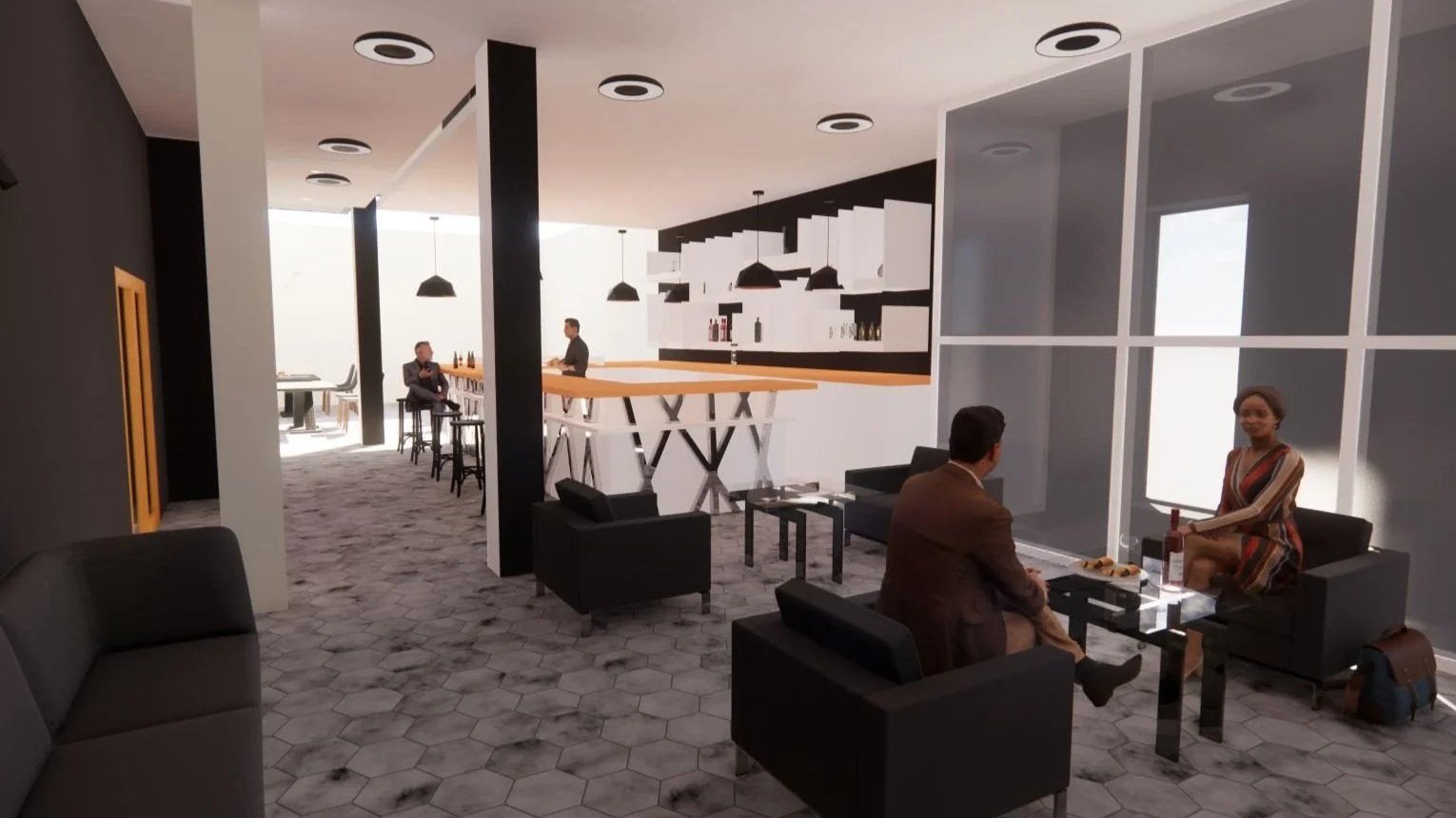 An image of The Float House.