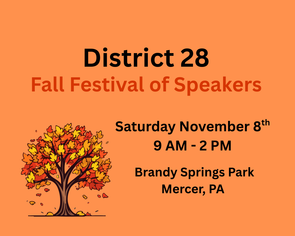 Fall Festival of Speakers