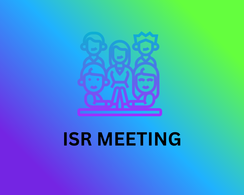 November ISR Meeting