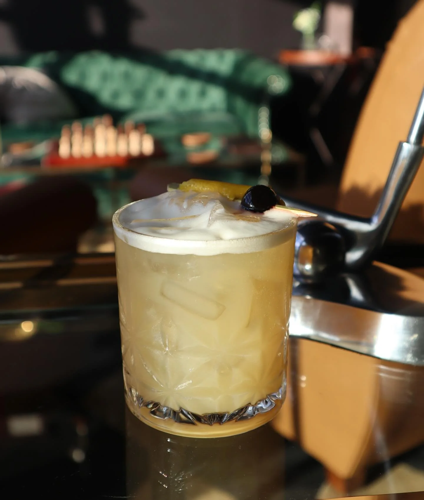 Sweet. Smooth. Here for the party. ✨
$4 Birthday Drink | Scotch &amp; Honey | This Saturday only
