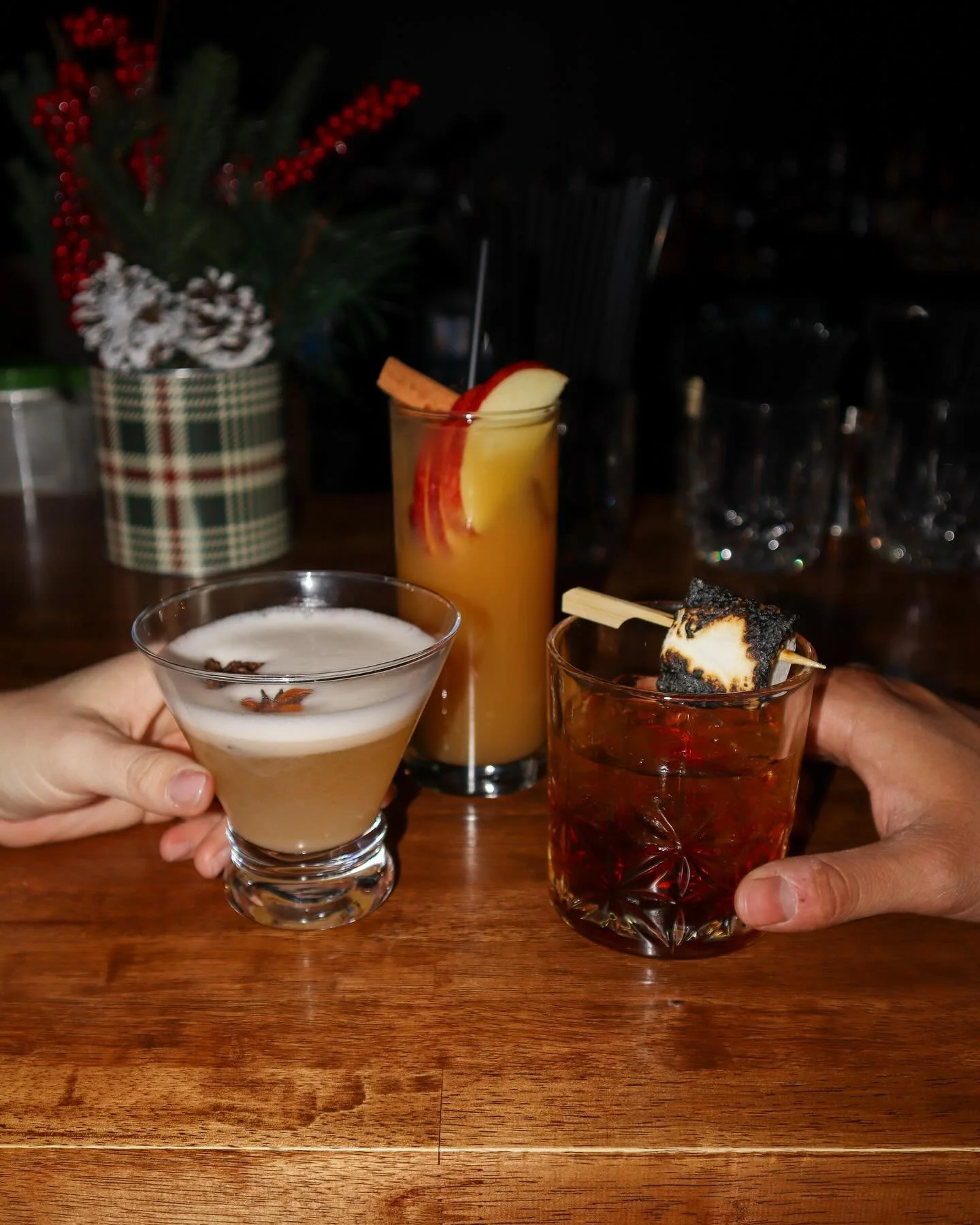 OUR HOLIDAY DRINKS 🎄🥂
Fireside is back for December! And this year, we&rsquo;re adding two new favorites to the lineup: The Vixen and Saint Nick&rsquo;s Cider. Come warm up with one (or all three) starting this Friday, December 5!