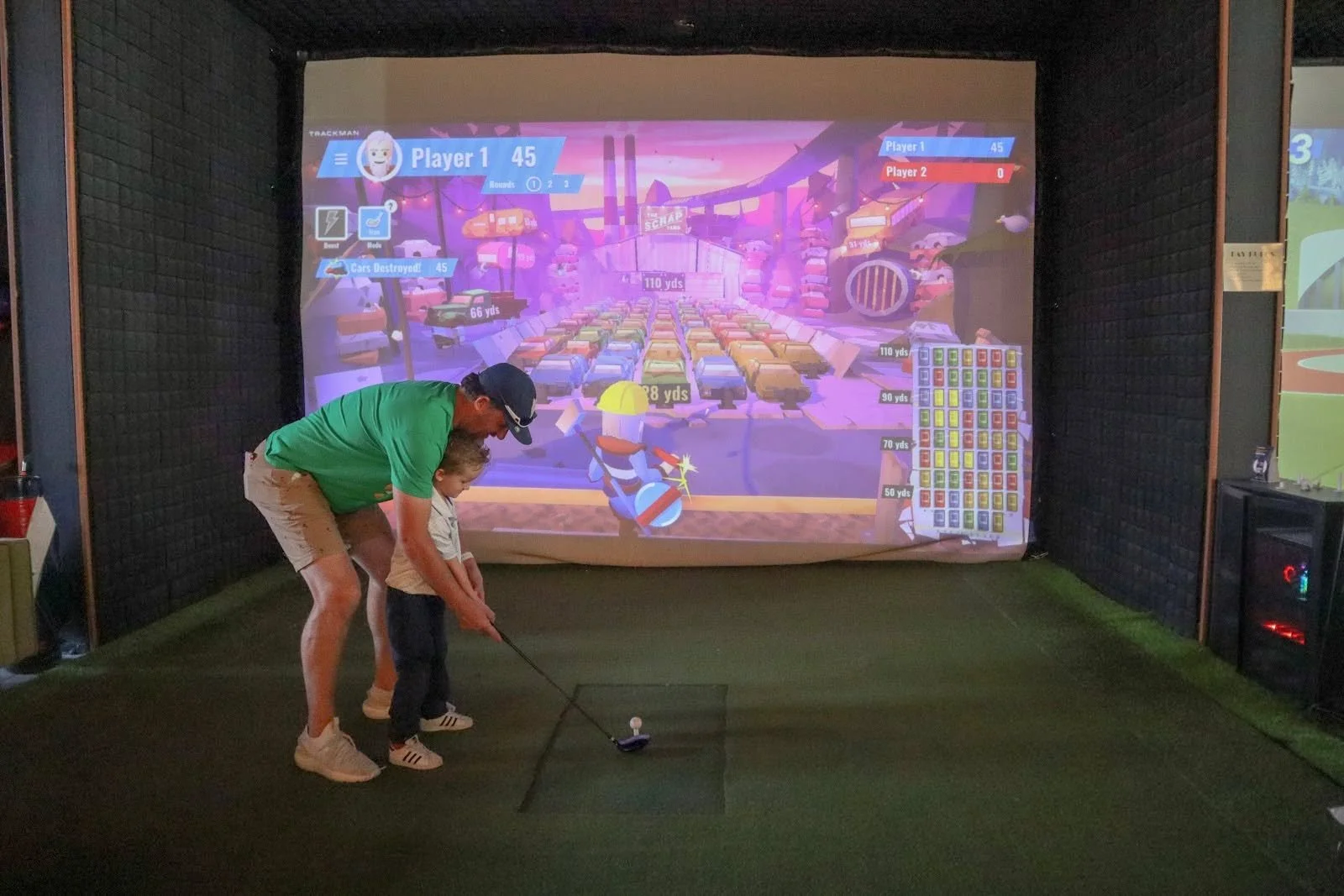 Kids out of school? We&rsquo;ve got you covered. ⛳️
Bring the whole family to The Villa Golf Lounge, where the kids can swing, play, and burn off energy while mom and dad kick back with a drink in hand. It&rsquo;s fun for all ages, zero pressure, and