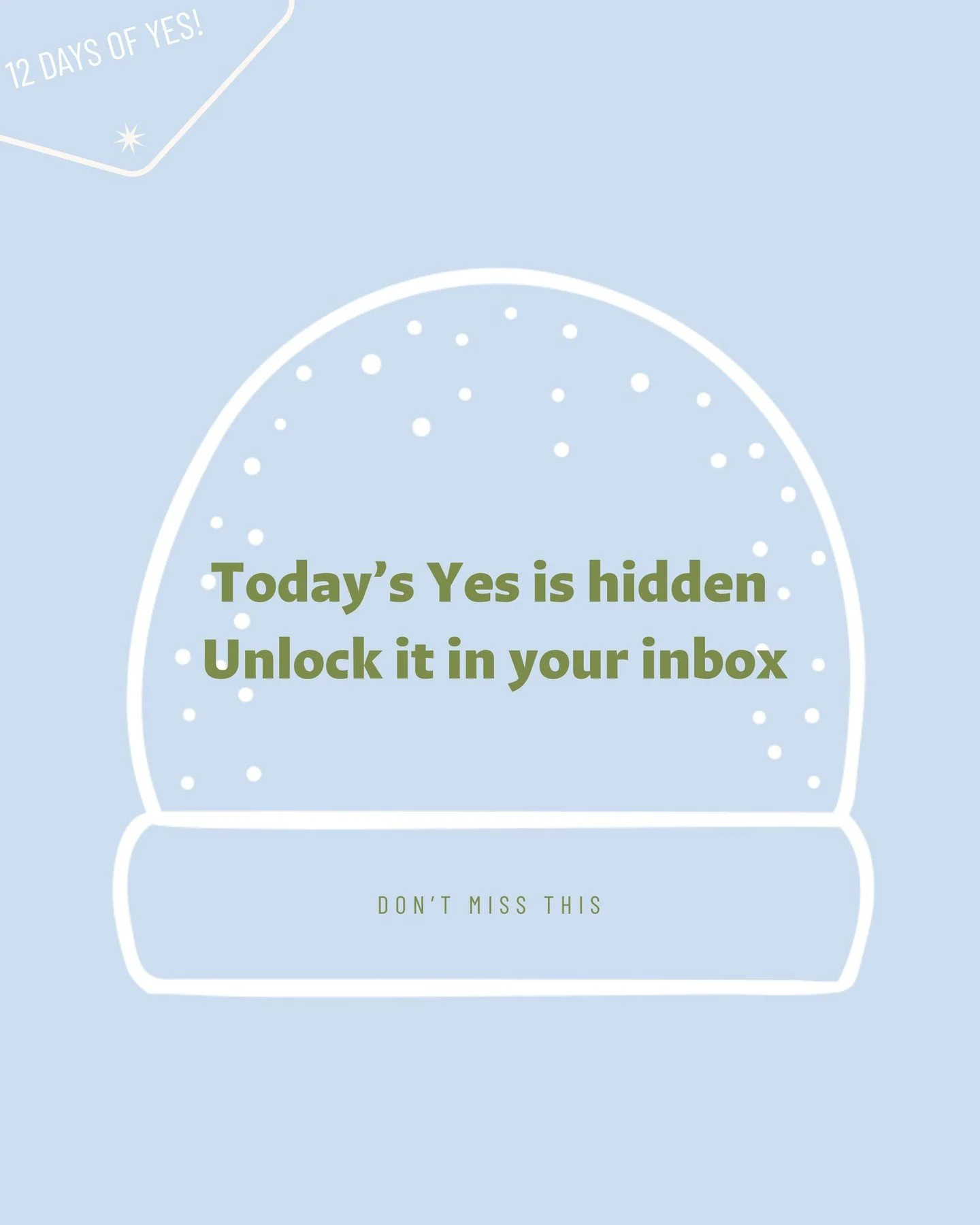 Today's 𝒀𝑬𝑺 brings a gift to capture your love at its best....
So, to unlock your gift all you have to do is 𝒋𝒐𝒊𝒏 𝒕𝒉𝒆 𝒀𝒆𝒔 𝑳𝒊𝒔𝒕! ❄️
ㅤ
The magic continues, don&rsquo;t miss a beat,
Tomorrow a new Yes makes the celebration a bit more co