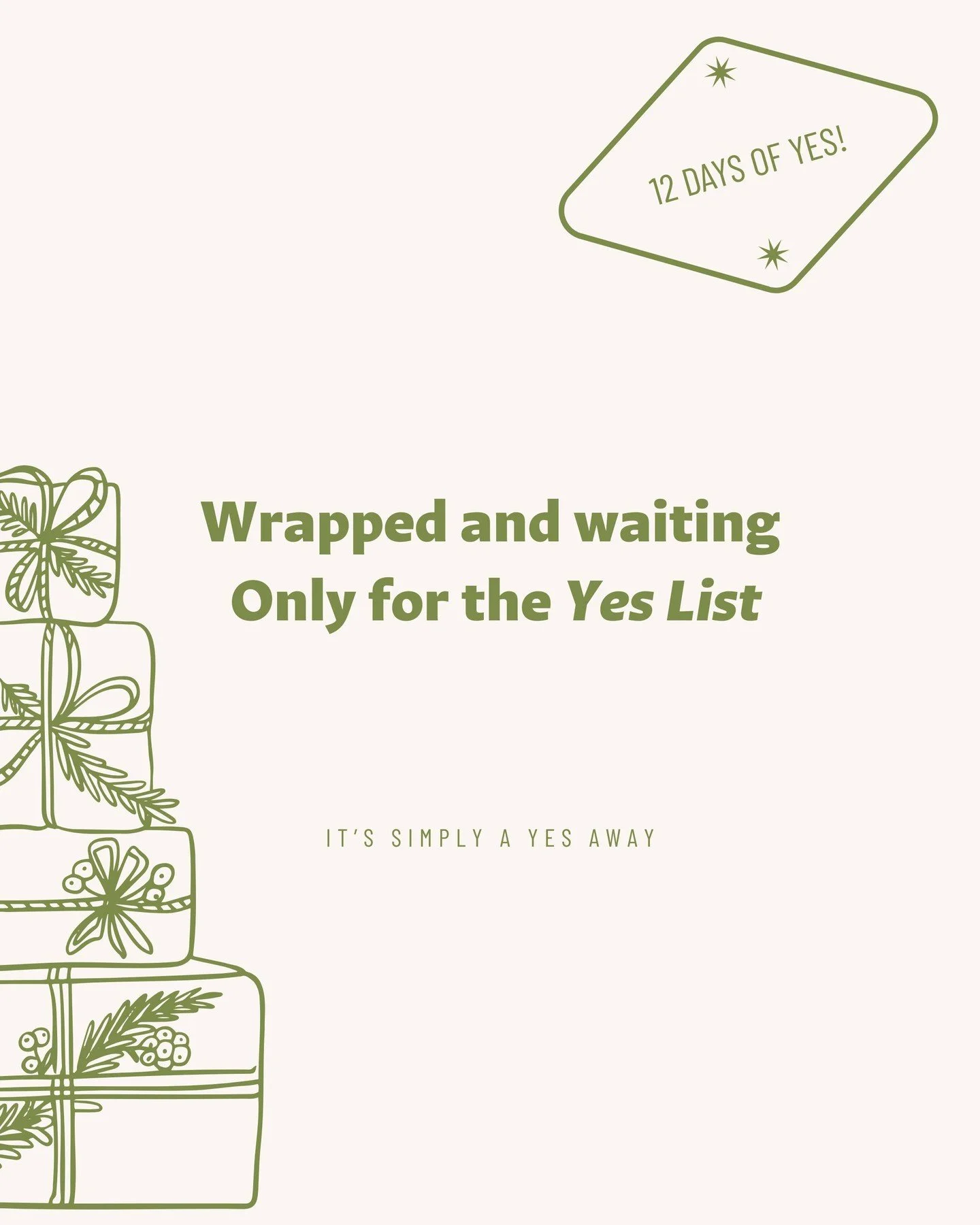 A 𝑳𝑶𝑶𝑲𝑰𝑵𝑮 𝑭𝑶𝑹𝑾𝑨𝑹𝑫 𝒀𝑬𝑺 is here,
To make your dream day feel so near.
Half the step, all the delight,
But only those on the Yes List take flight. 💎
ㅤ
Want to see what&rsquo;s waiting for you?
Just join the Yes List, it&rsquo;s that ea