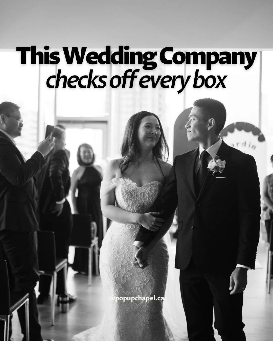 You want beautiful.
You want simple.
You want it to feel like a wedding without months of coordinating every little piece.
ㅤ
That is exactly why The Pop-Up Chapel Co. exists.
ㅤ
Our packages include more than most couples expect:
ㅤ
✔ venue
✔ officiant