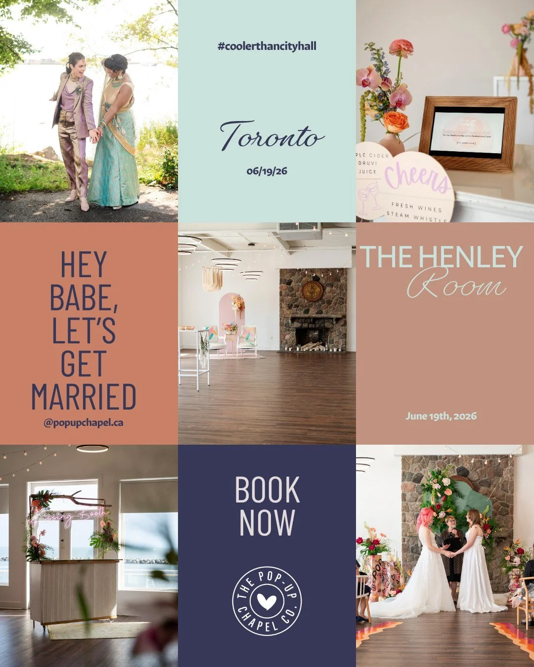 Your dream venue
Your perfect date
Only a few spots
Book your time now before it fills @thehenleyroom
#PopUpChapel
#CoolerThanCityHall
#MakingWeddingsFunAgain
#ChapelVibes
#WeddingDayMagic