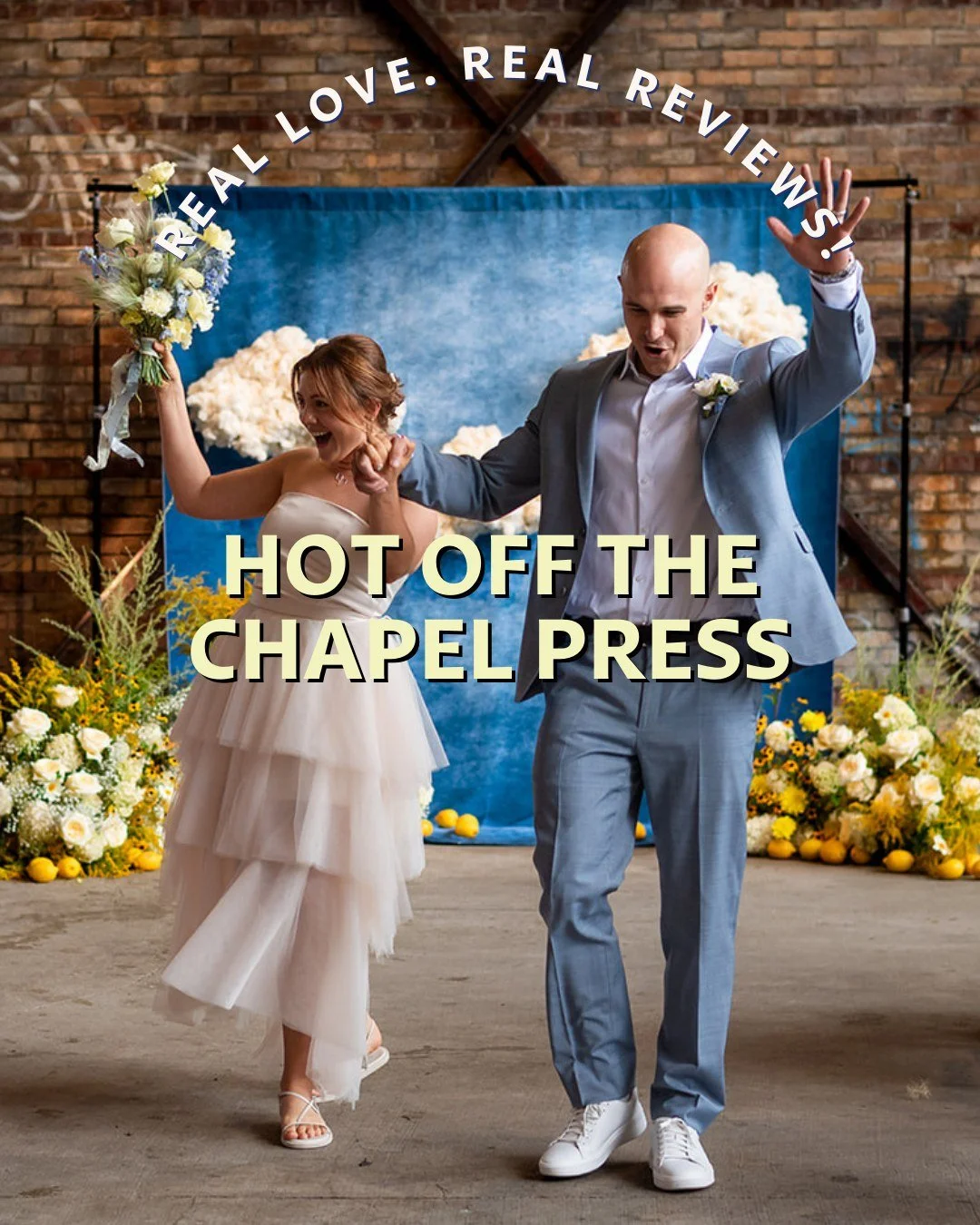 Hot off the press.
ㅤ
A few words from couples who have trusted The Pop-Up Chapel Co. with one very important day.
ㅤ
Over the years, one thing has stayed consistent: couples telling us how relieved they felt once everything came together and how easy 