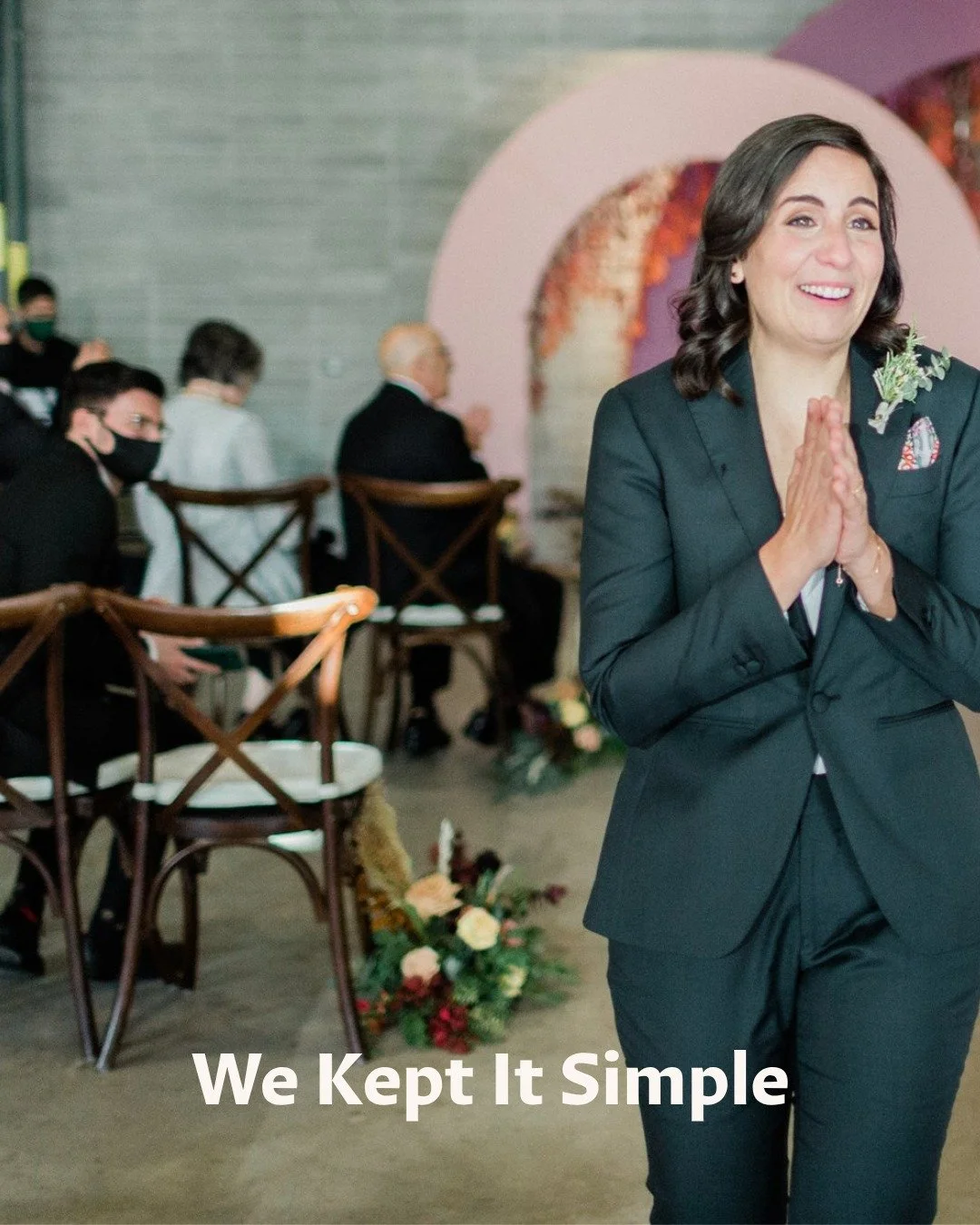 We kept it simple. And it felt right. 🤍
ㅤ
No months of planning, no vendor spreadsheets, no stress. Just the two of them, their favourite people, and a ceremony that felt completely like them.
ㅤ
Sometimes the smallest weddings hold the biggest feeli