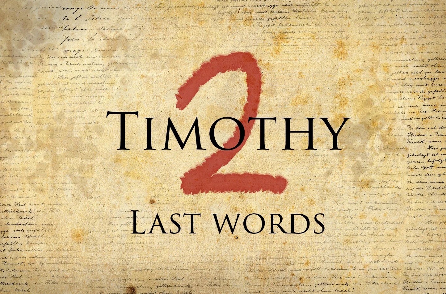 Book 55: 2 Timothy (Mar 29, 2026)