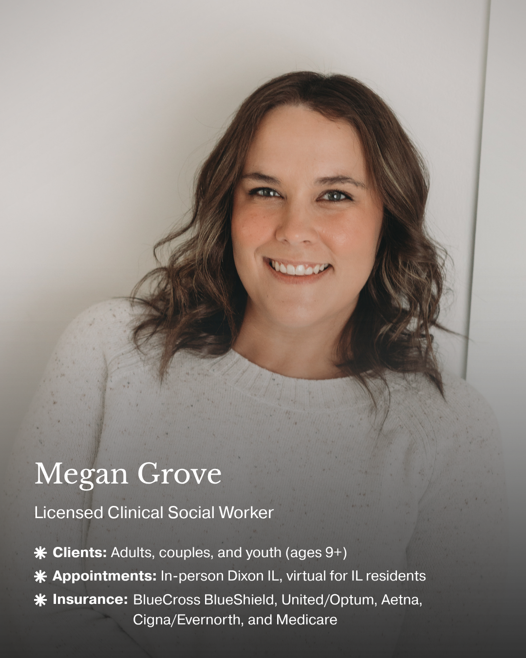 Smiling Photo of Megan Grove, LSCW