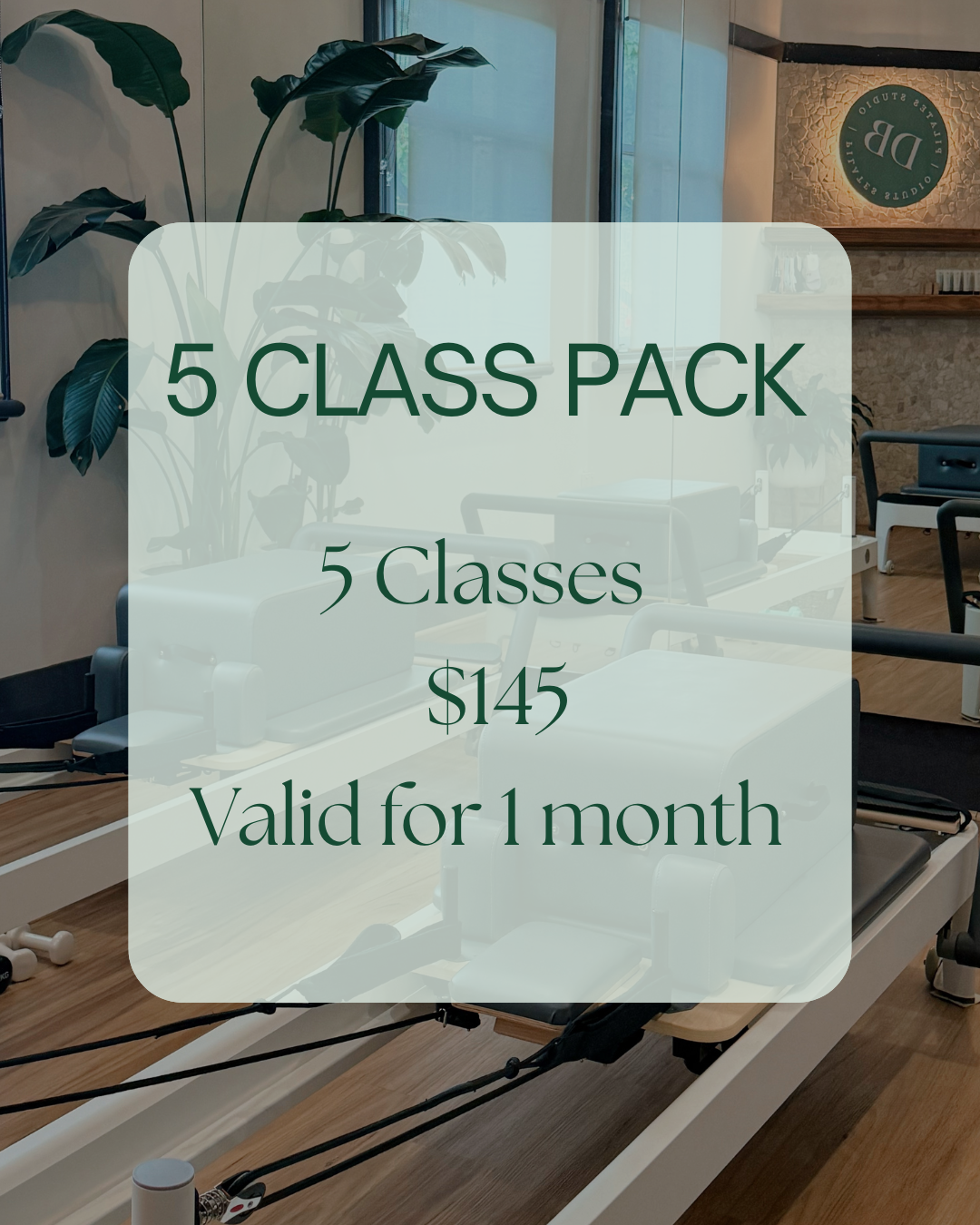 5 Class Pack