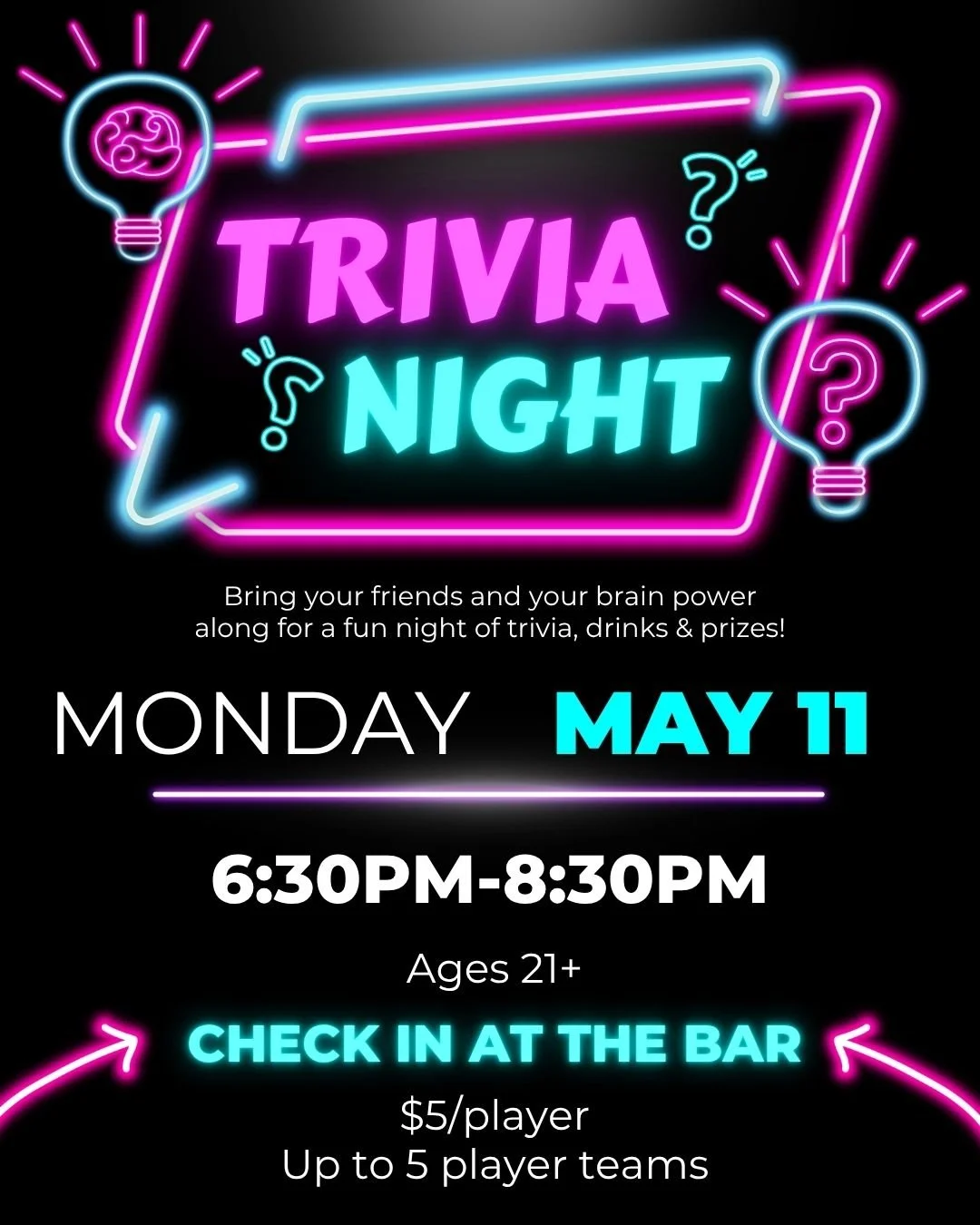 21+ Trivia Night