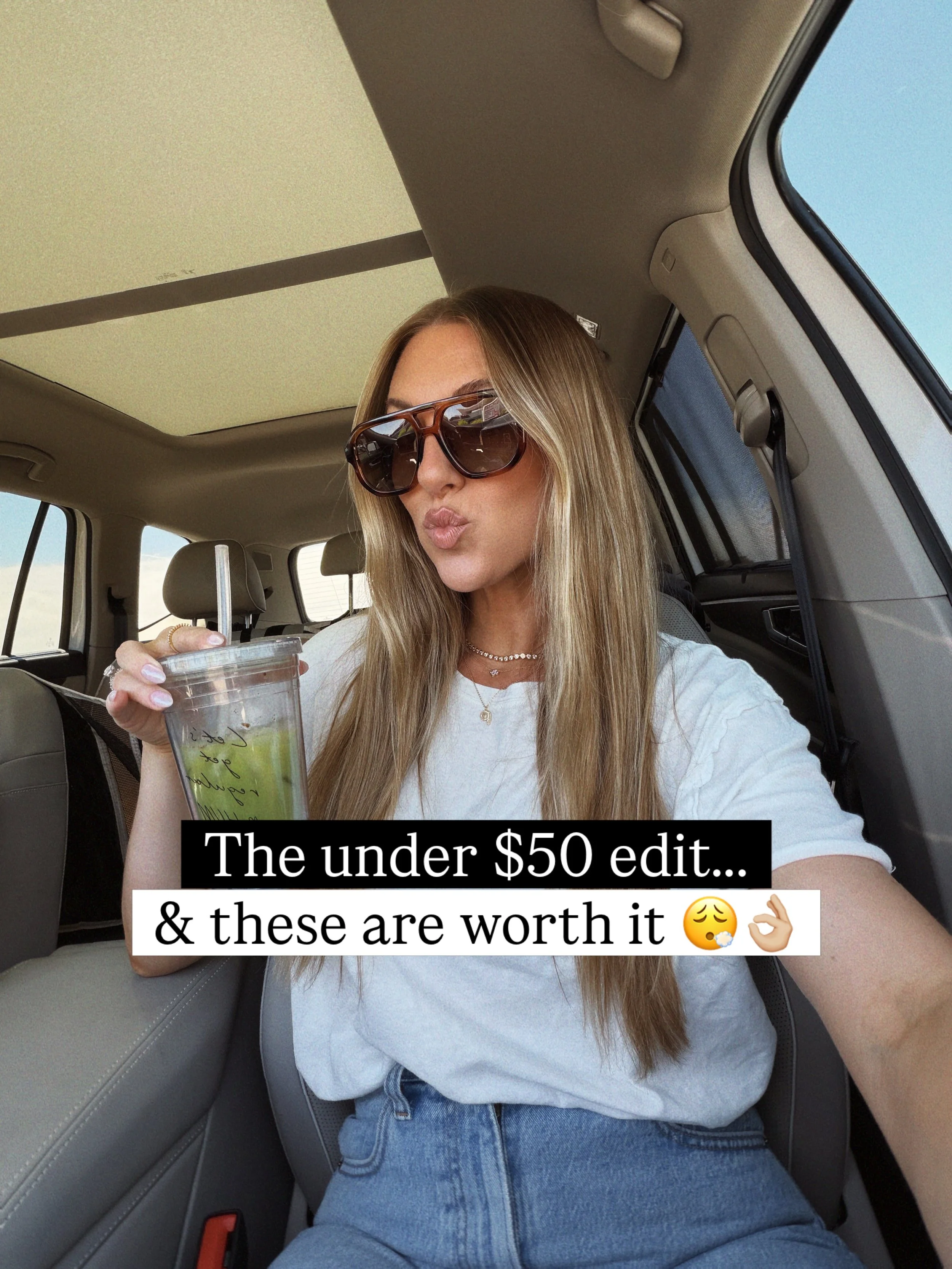 These are good 😮&zwj;💨👌🏼 Comment SHOP below &amp; I&rsquo;ll DM you the full roundup of my favorite under $50 fashion and beauty finds! 

You have to be following me&nbsp;@makennachristinexo&nbsp;in order to receive the DM with details 💌

You ca