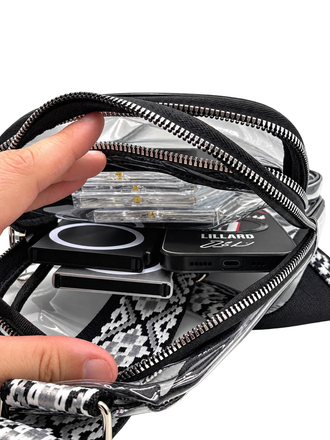 Clear Crossbody Bag with Electronics.png