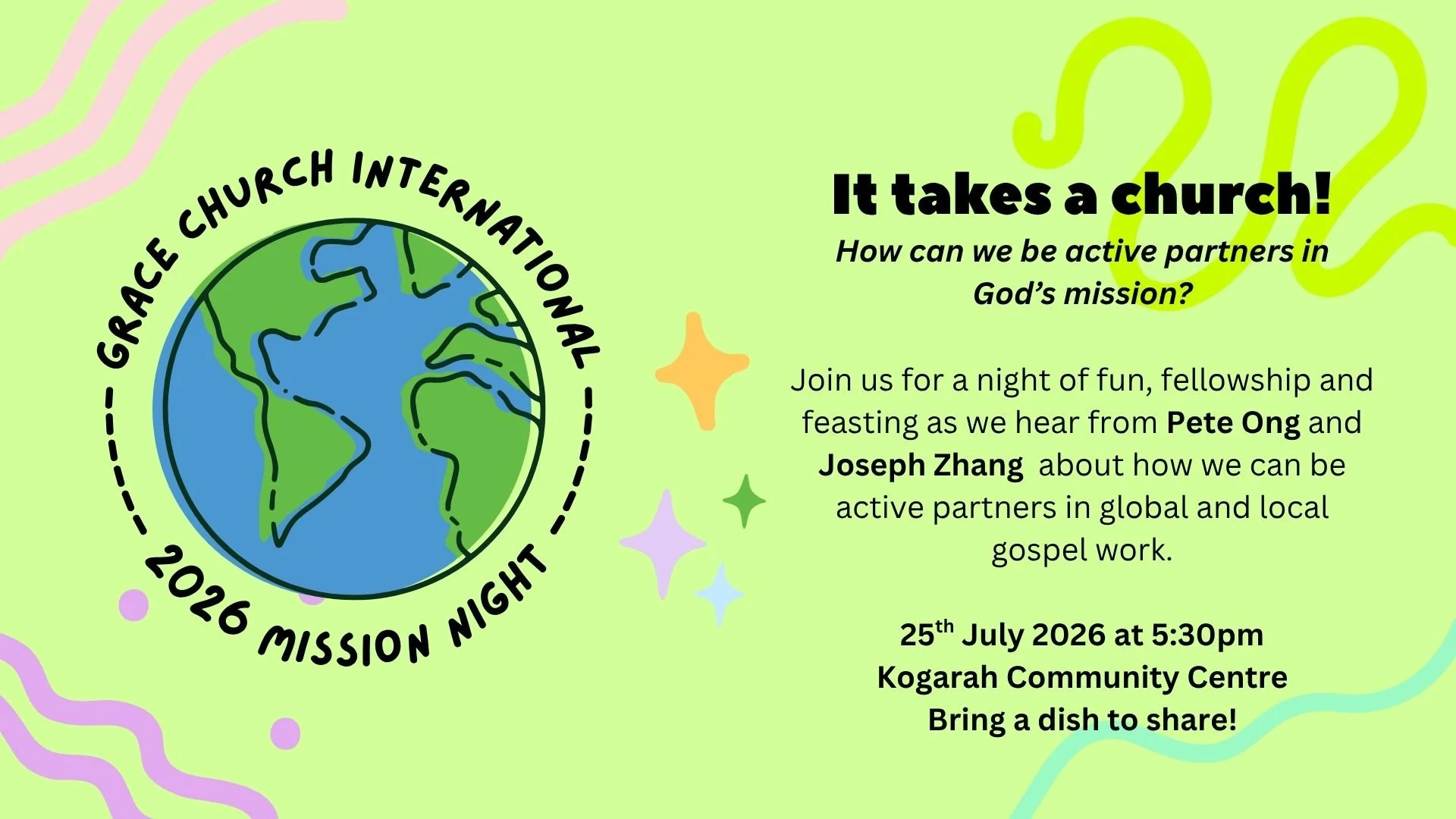Mission Night: It Takes a Church!