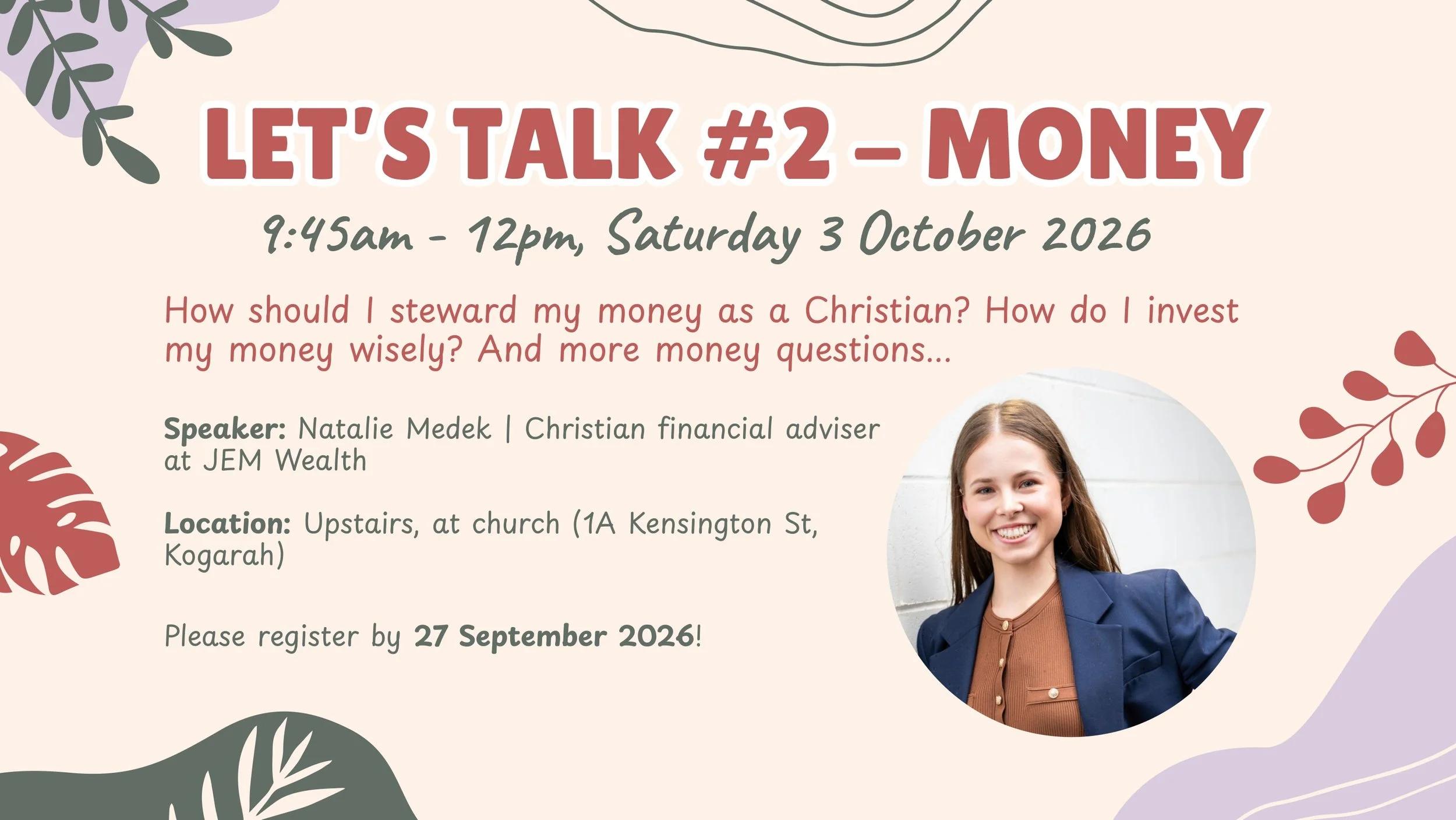 Grace Women | Let’s Talk #2 - Money