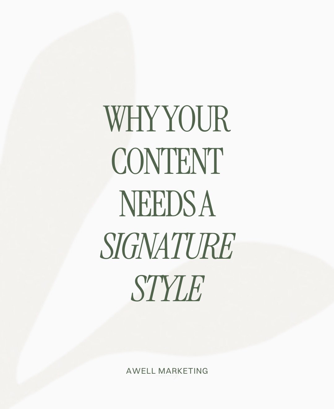Your content should be recognizable before people see your name.

But if you&rsquo;re&hellip;
❌ Using generic Canva templates
❌ Switching styles with every trend
❌ Using random fonts and colors

...you&rsquo;re making content that blends in, not stan