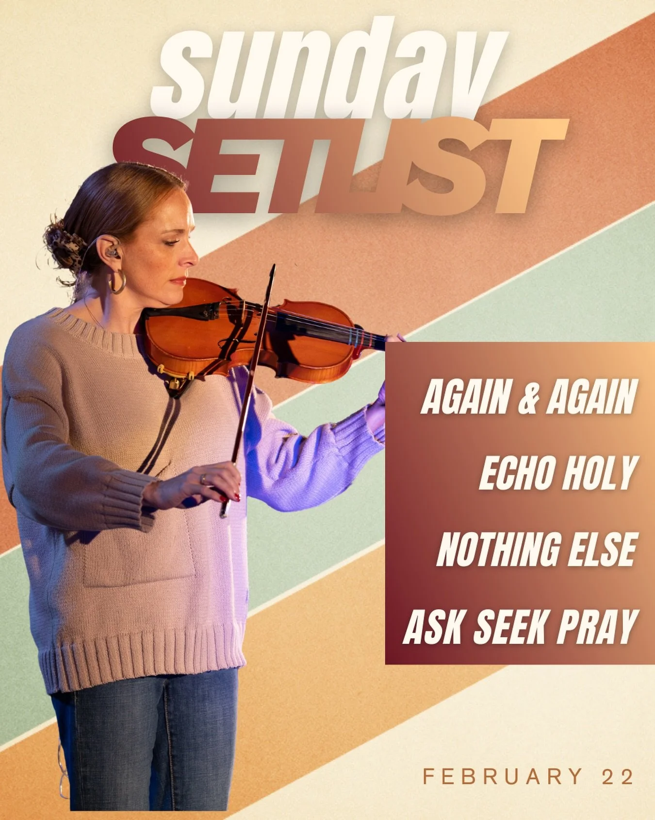 NEW song alert! We can&rsquo;t wait to worship with you this Sunday, our last Sunday at SLA!🙌🏼