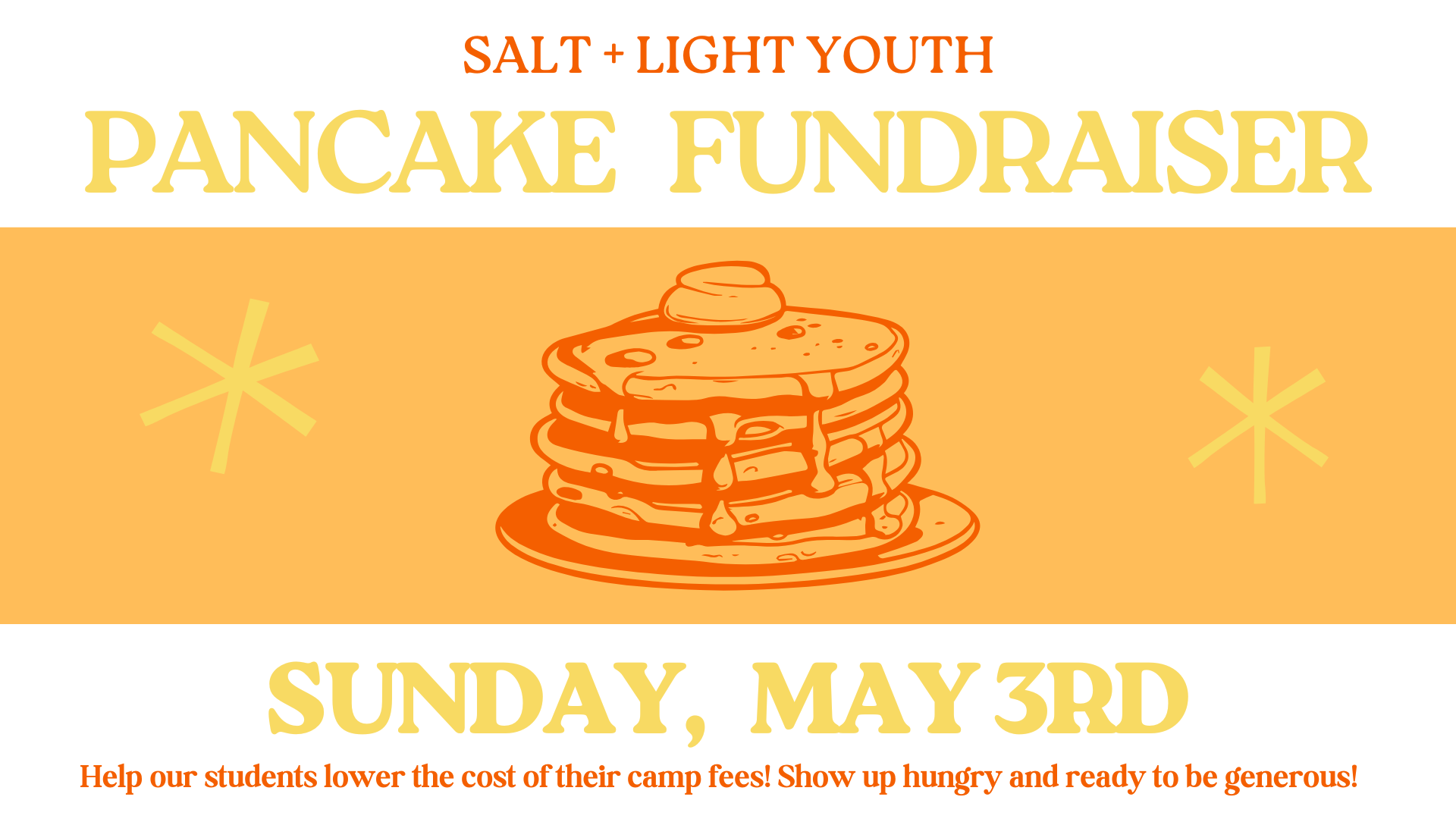 Pancake Fundraiser