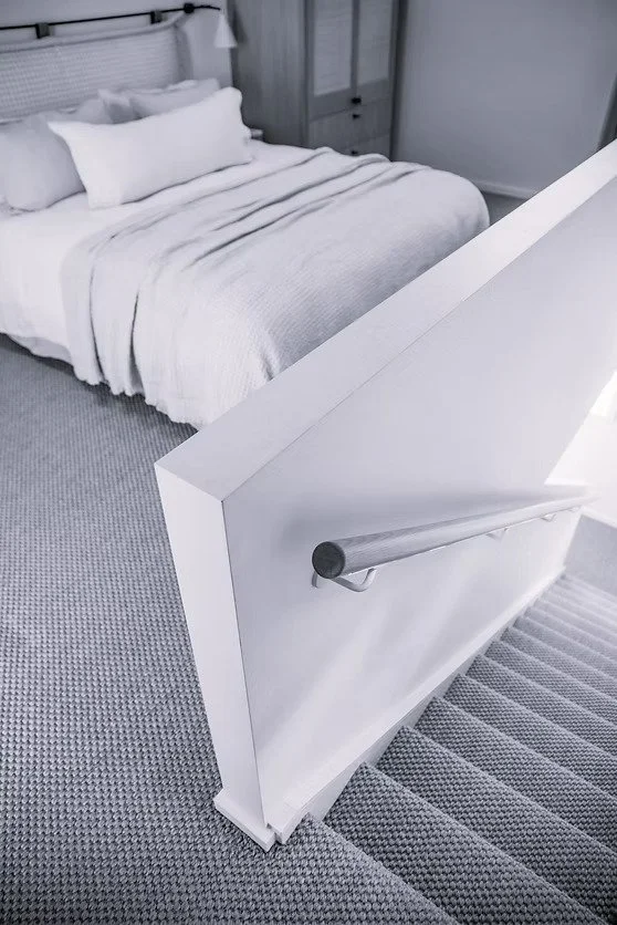 Armour Sisal installed in high end boutique accomodation, hard wearing, elevated, Adelaide