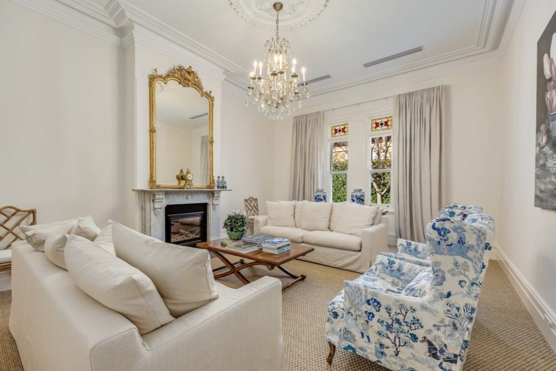 High end luxurious living room with Oakbank Sisal installed Adelaide