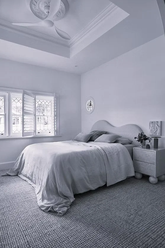 Luxury Oratan Wool/Jute installed in high end bedroom in Adelaide