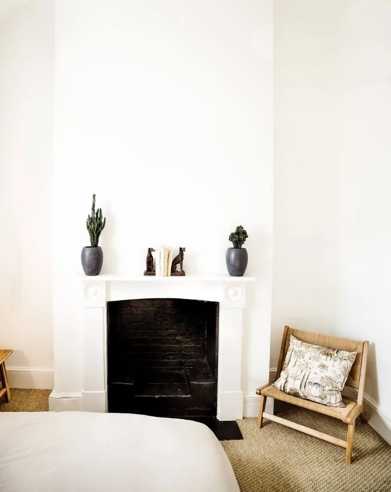 Oakbank Sisal elevated bedroom with natural flooring