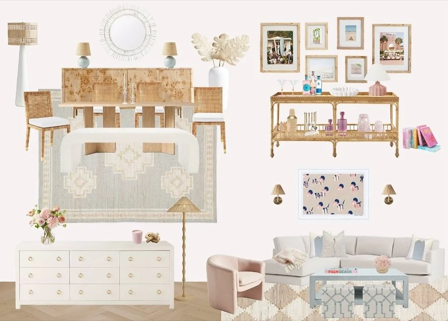 We&rsquo;ve been working on something big!🦩✨Our client recently relocated from NYC to Miami &amp; tasked us with styling her new condo starting from scratch! Leaning into the quintessential Miami aesthetic and unafraid of color, we&rsquo;re sourcing