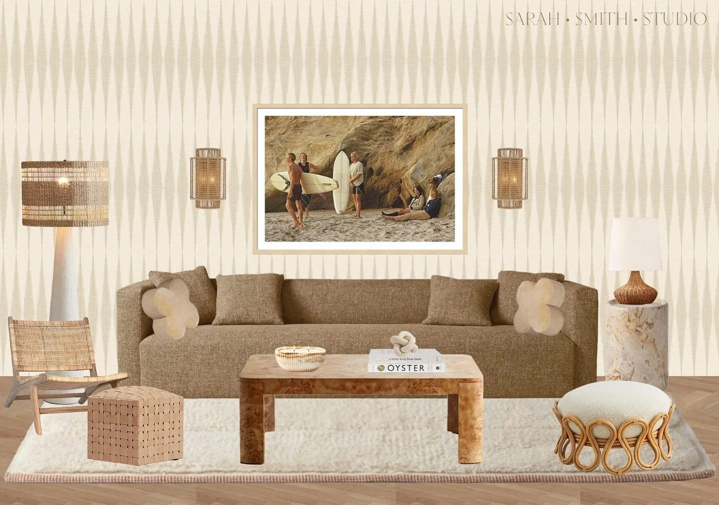 slim aarons front &amp; center 📸 

#slimaarons #slimaaronsstyle #slimaaronsphoto #slimaaronscollection #interiorstyle #homedecor #livingspace #bohochic #earthtones #neutralpalettedecor #rattanaccents #interiordesign #homestyling