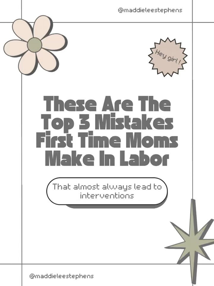 While you&rsquo;re still pregnant and patiently waiting on your labor to start (anyyy day now) let&rsquo;s brush up on some things to remember when it comes to an intervention free (as much as you desire) birth! ✨

If you&rsquo;d like to check out my