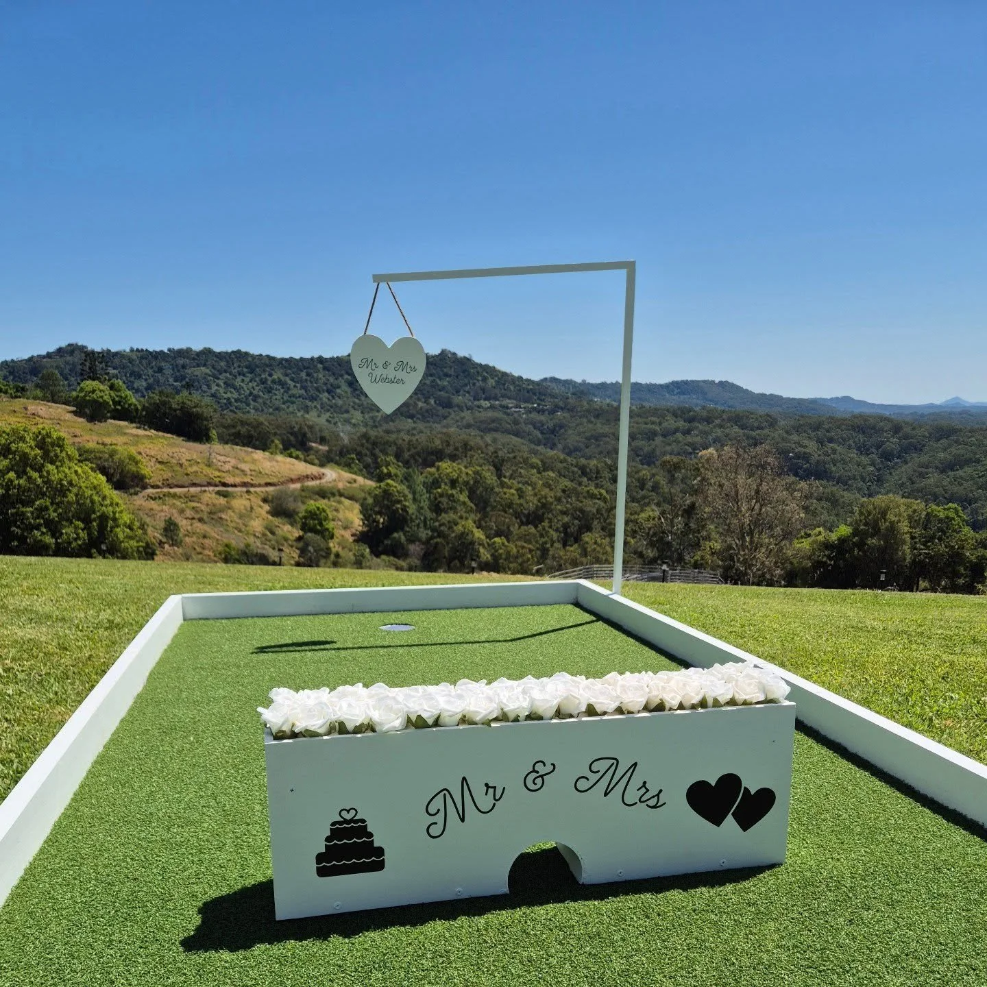 Looking for a unique way to entertain your guests on your wedding day? 🥂

Our wedding putt putt is a guaranteed crowd favourite for your cocktail hour or reception. ⛳️

Take a look back at a few of our wedding highlights and lock in your date now! ?