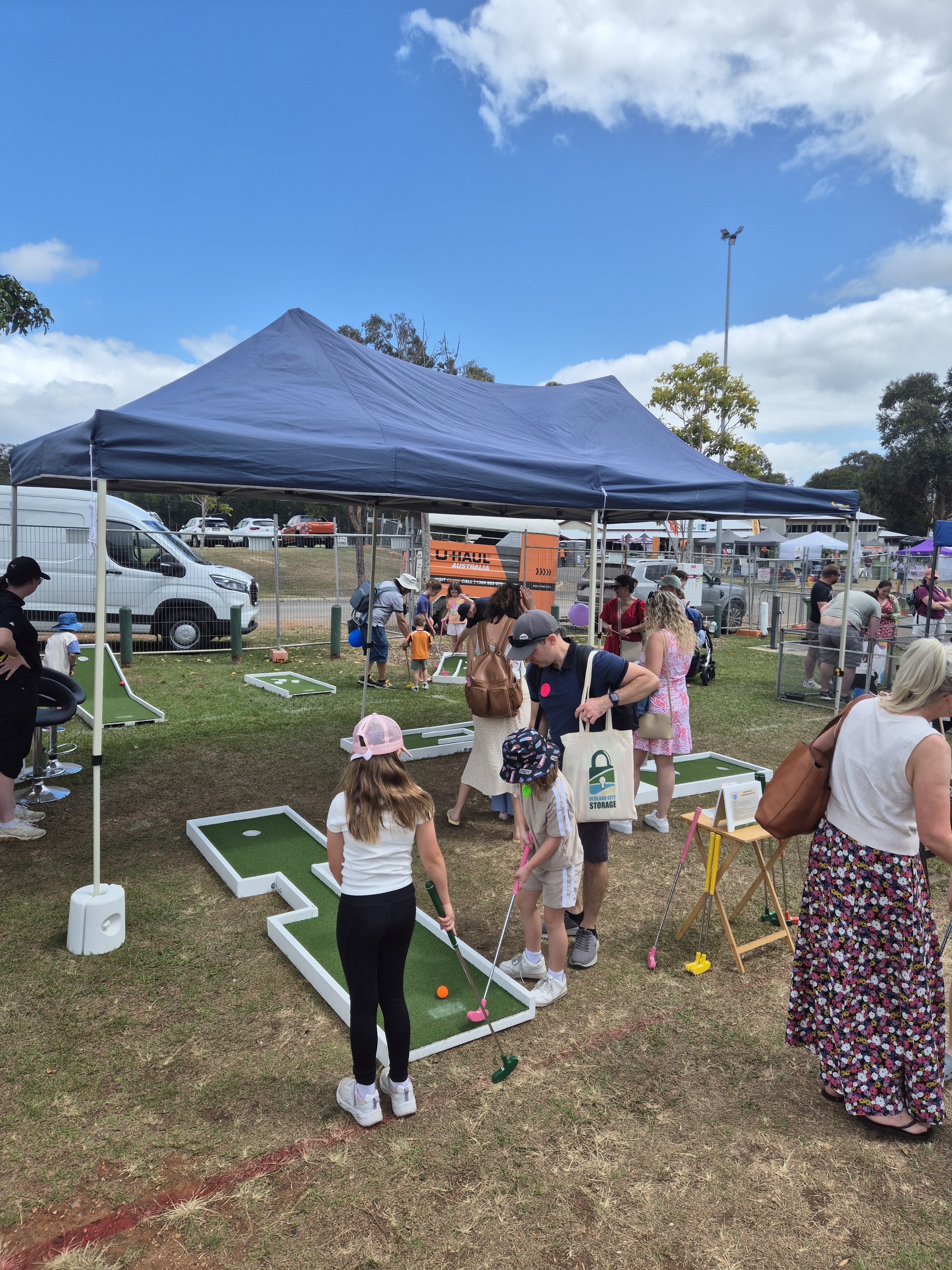 Patrick Putts at RedFest: A Huge Hit in the Free Kids Zone