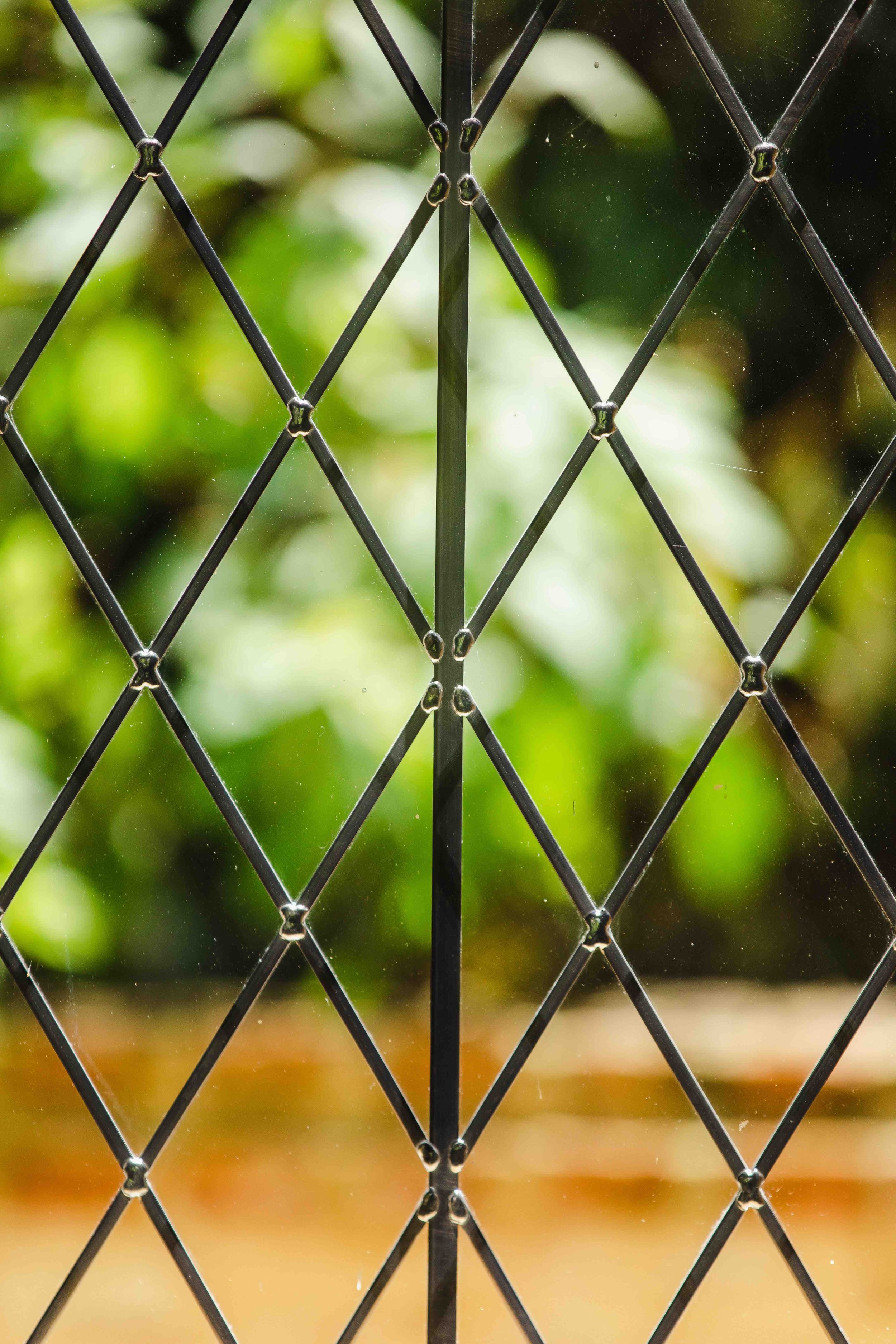 Vitrail Château fenêtre double vitrage