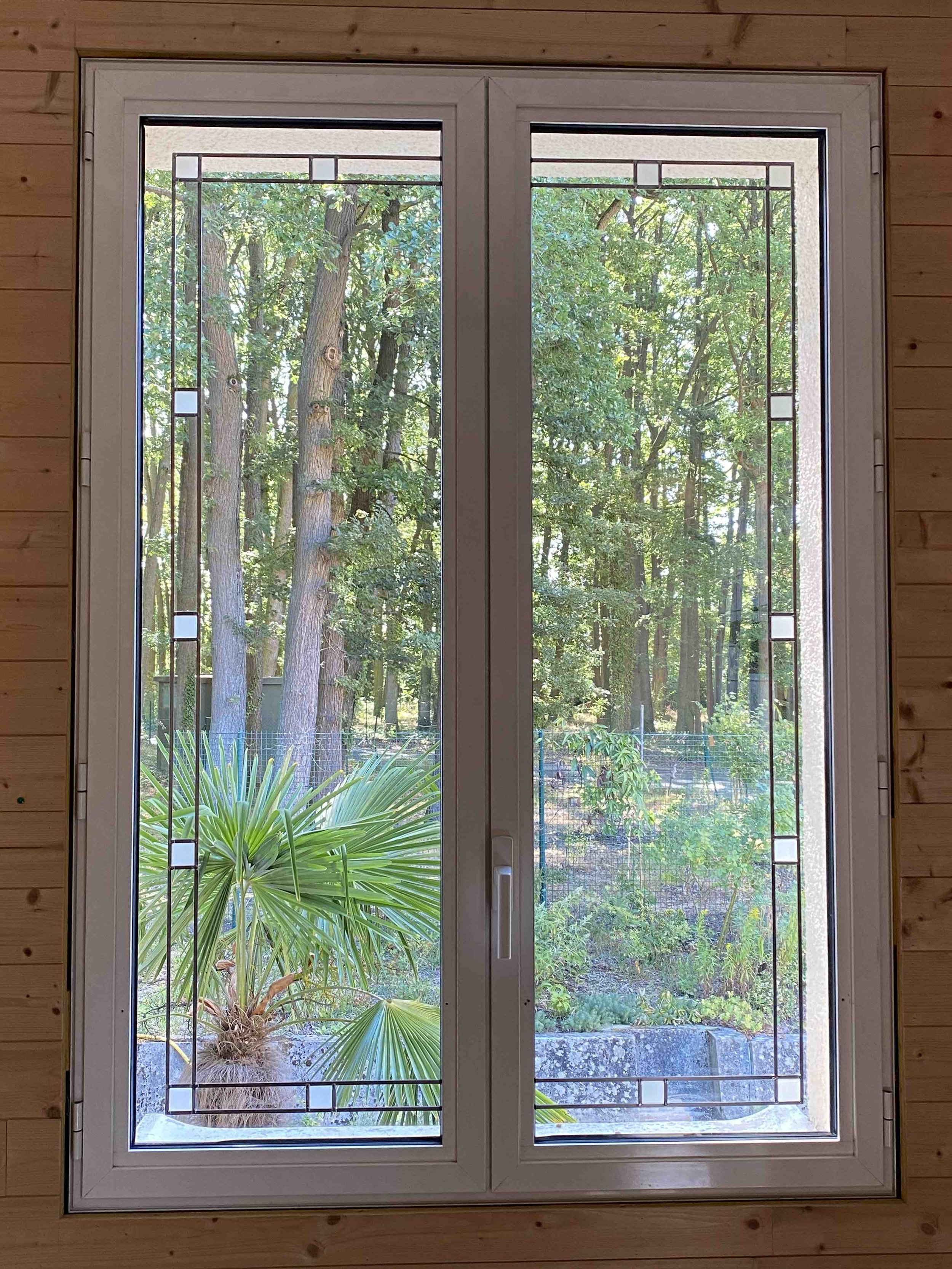 Vitrail Décoration fenêtre double vitrage