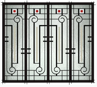 Vitrail art nouveau : éclats de couleurs et motifs naturels dans la décoration intérieure