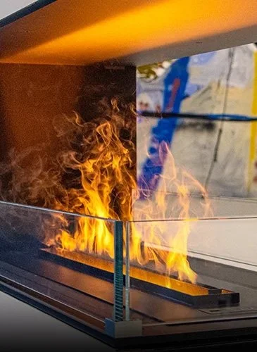 Montreal Hybrid Mist - Front Open Water Vapour Fireplace