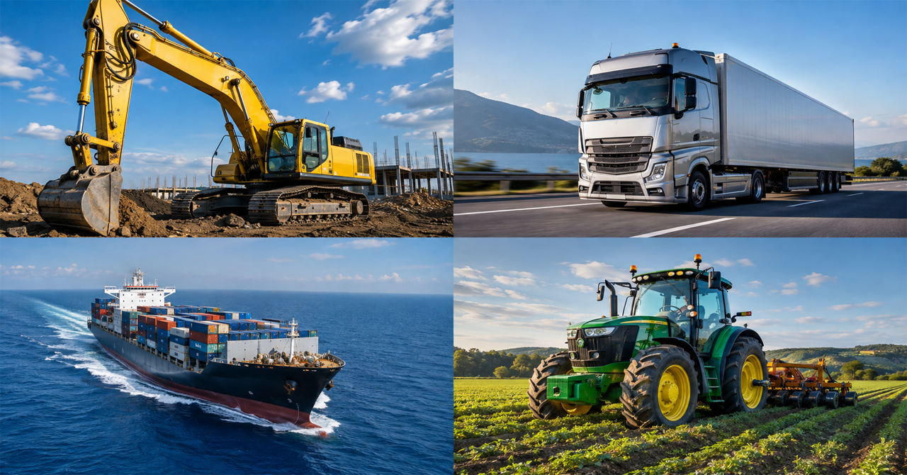 diesel vehicles collage
