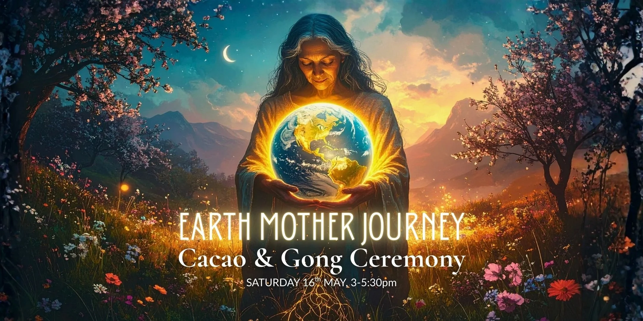 Taurus New Moon Cacao & Gong Ceremony, with a guided Earth Mother Journey
