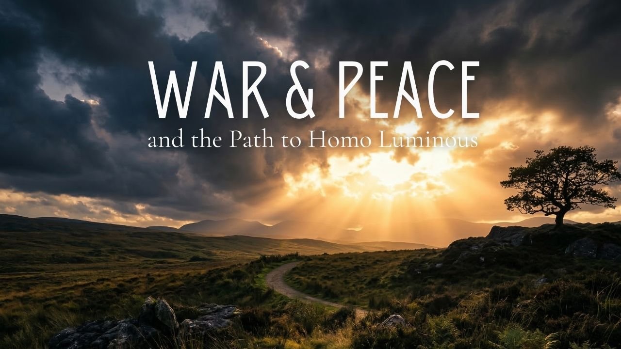 War, Peace and the Path to Homo Luminous