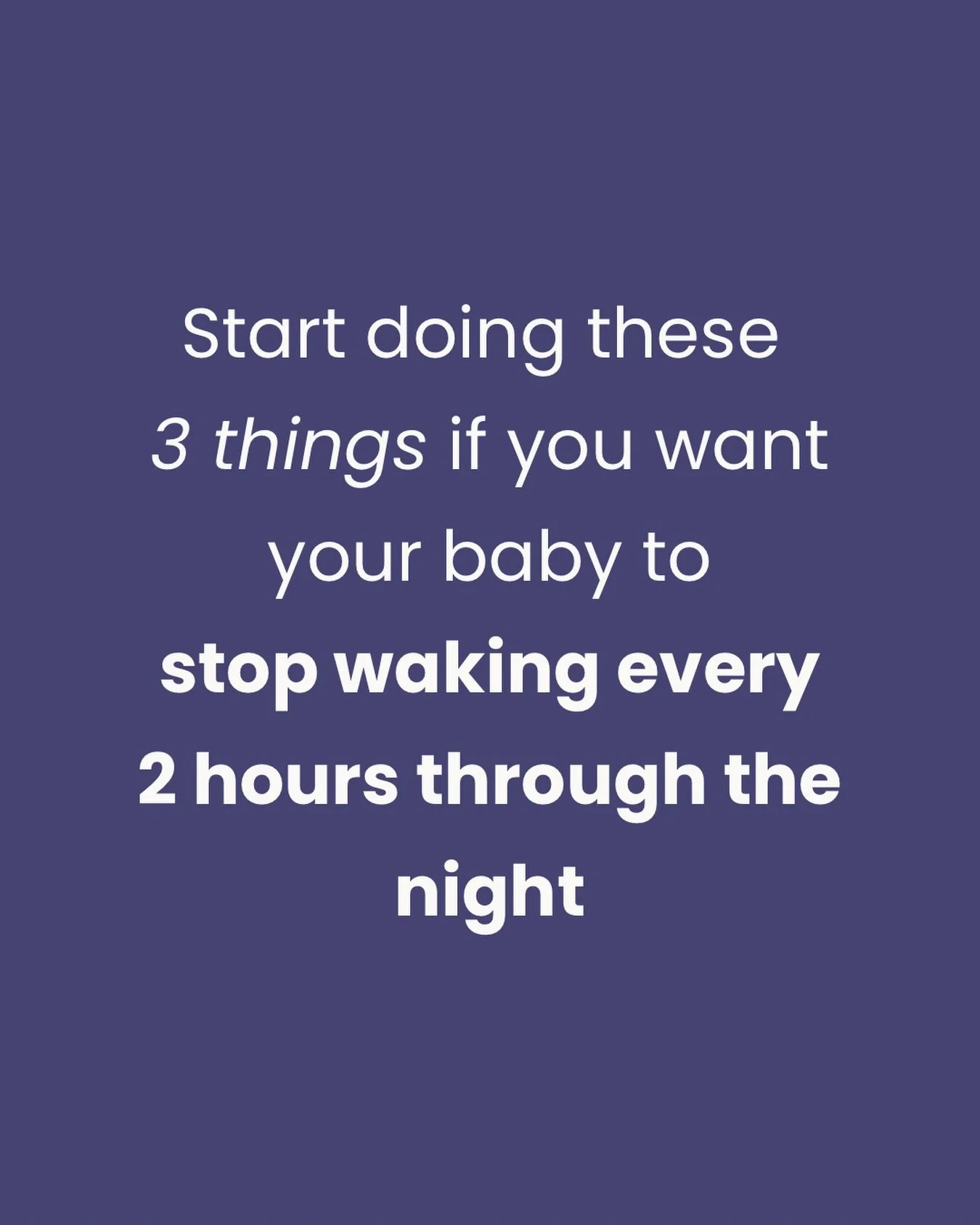 Is your baby waking multiple times through the night?

Are you exhausted, running on empty, and struggling to find the patience and energy to enjoy your baby during the day?

Are you desperate to feel like yourself again, to have your evenings back, 
