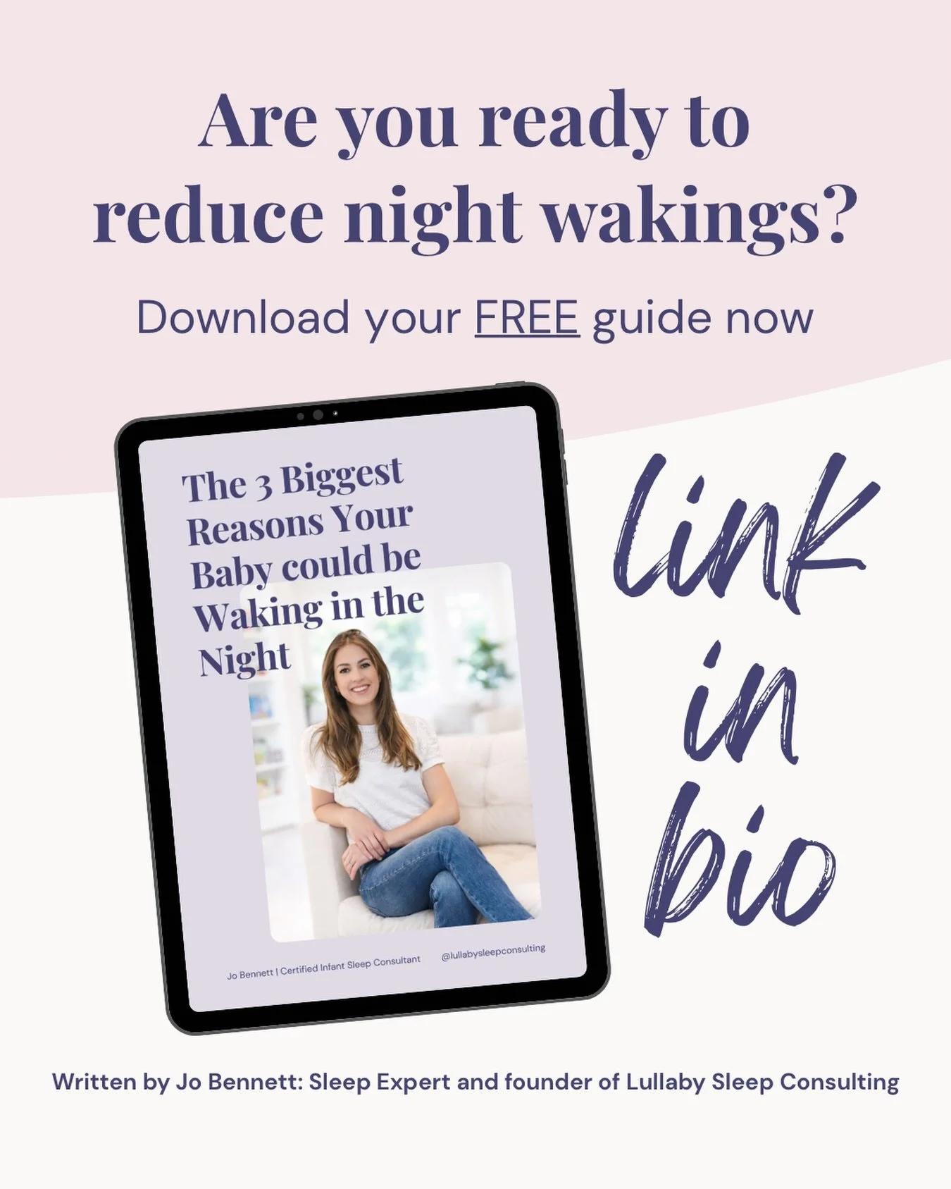 This guide is for anyone currently struggling with the number of times their little one is waking through the night.

I speak to families every day who are dealing with wake-ups ranging from every 20 minutes to every 2 hours through the night, and I 