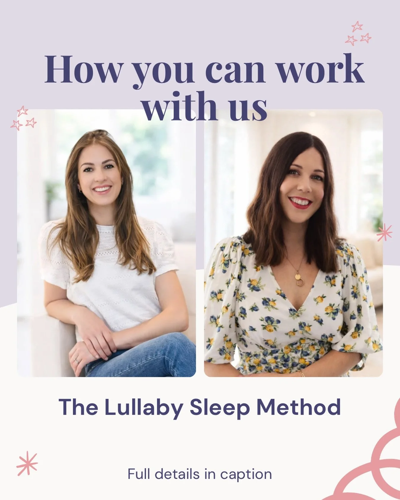 There&rsquo;s only one way to work with us (because we KNOW it works!), and that&rsquo;s with our best in class 1:1 package, using The Lullaby Sleep Method.&nbsp;

Hi, I&rsquo;m Jo 👋🏼 and I built The Lullaby Sleep Method (my proven 6-stage framewor
