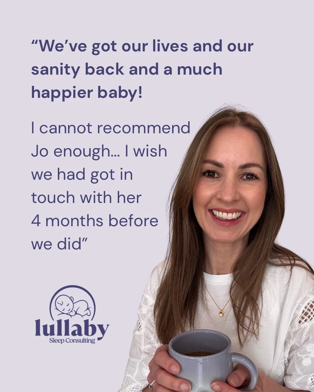 Lucy thought she had tried everything to improve her little one&rsquo;s sleep.

When I started working with Lucy and her partner, their baby could be rocked to sleep, but the moment she was lowered into the cot she&rsquo;d scream.

So they&rsquo;d fe