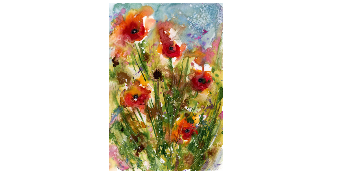 Poppy Meadow– Premium Art Print