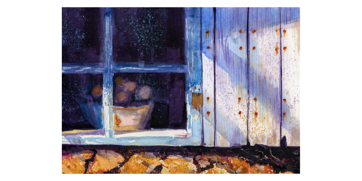 Rustic Refection – Original Watercolour Painting