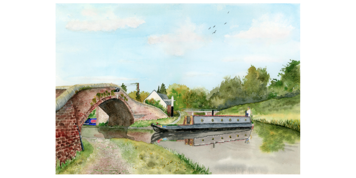 Great Haywood Junction – Fine Art Watercolour Print