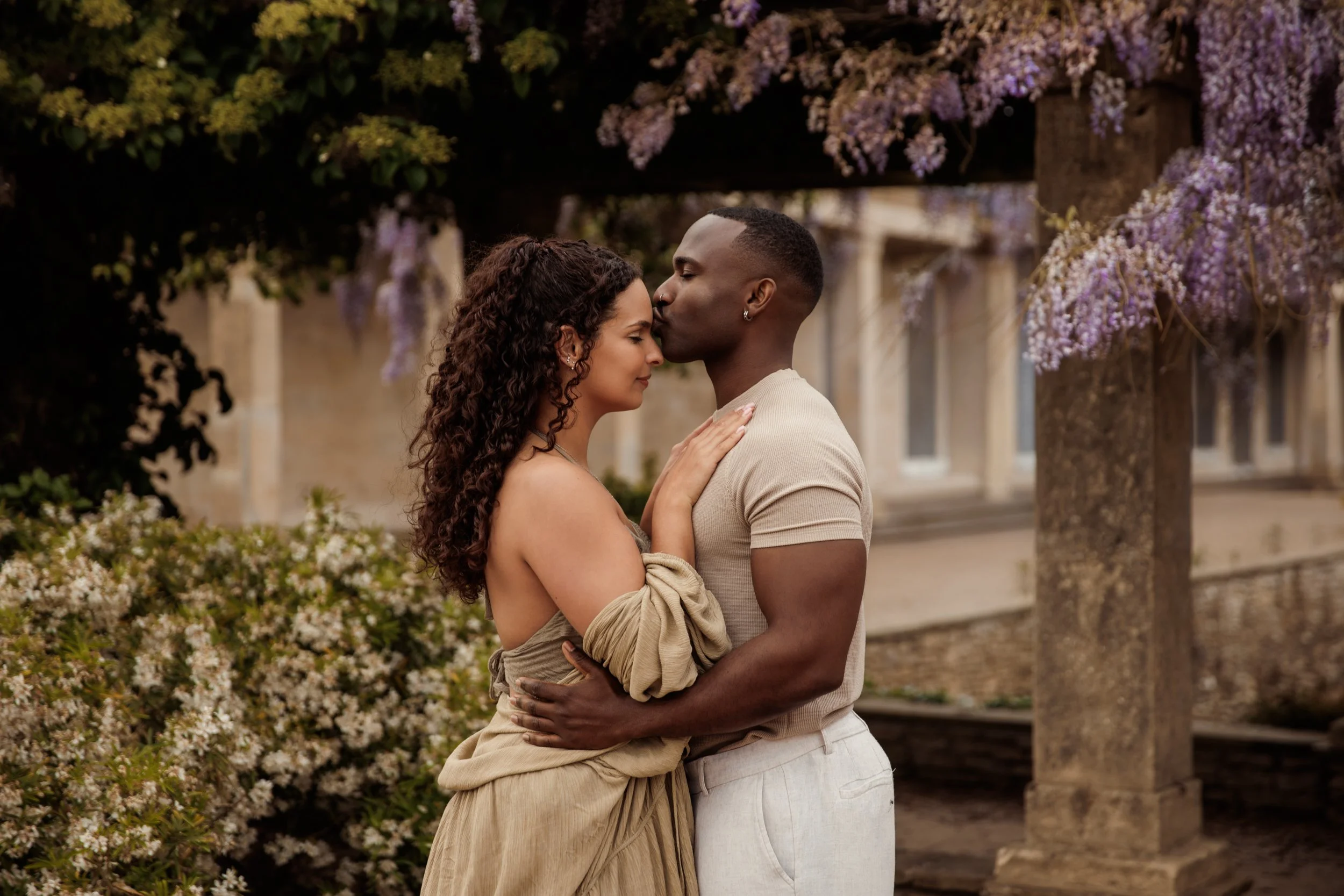 S &amp; J - Romantic Wisteria Couple Photography in Norwich | Engagement Photographer Norwich