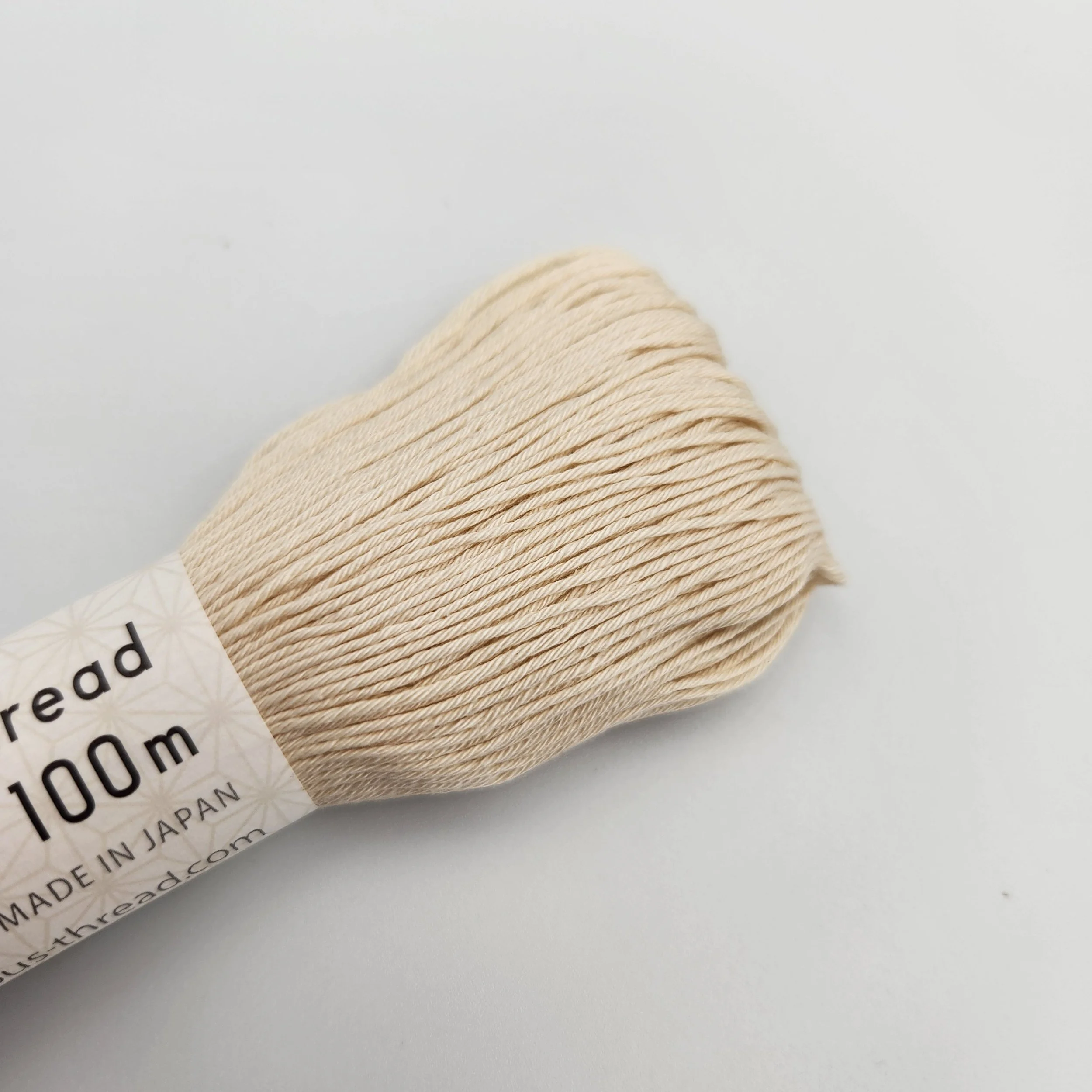 Olympus sashiko thread 100m skein, Japanese embroidery thread.