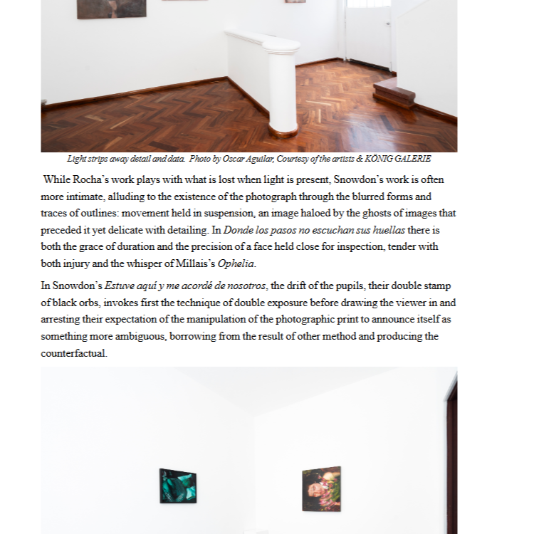 Luz Oscura: Light and Darkness at König Mexico City: Whitehot Magazine